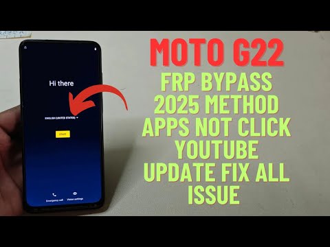 Moto G22 FRP Bypass Without PC | No Apps Click Fix | YouTube Update Problem Solved (2025)