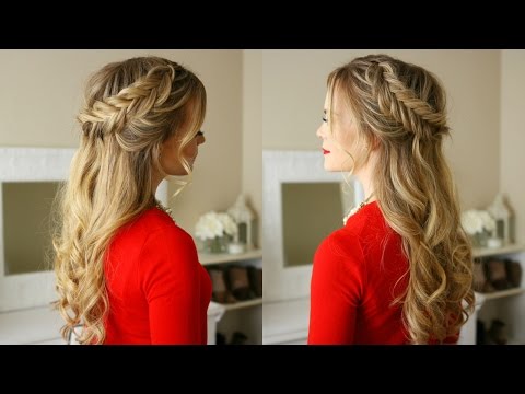 Dutch Fishtail Braids Holiday Hairstyle | Missy Sue