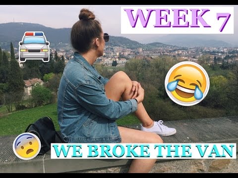 WE BROKE THE VAN!! Week 7  lombardia, ITALY
