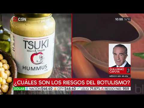 Dos casos de botulismo por cunsumir hummus