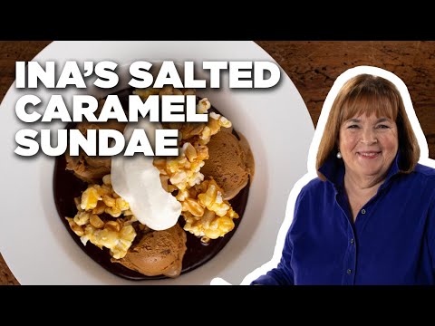 Ina Garten's Salted Caramel Sundae | Barefoot Contessa: Cook Like a Pro | Food Network
