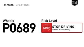 Meaning of OBD p0689