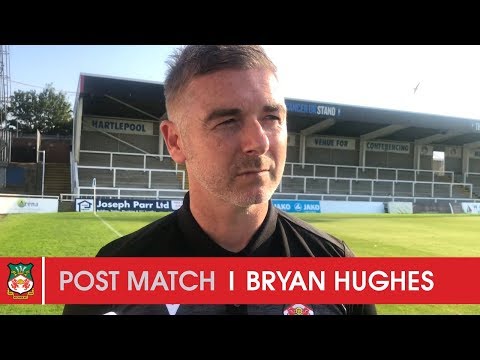 WATCH | Bryan Hughes after Hartlepool United