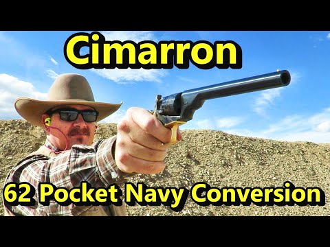 Cimarron 62 Pocket Navy Conversion:  .380acp in an old-west revolver?