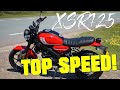 YAMAHA XSR125 TOP SPEED GPS TOP SPEED