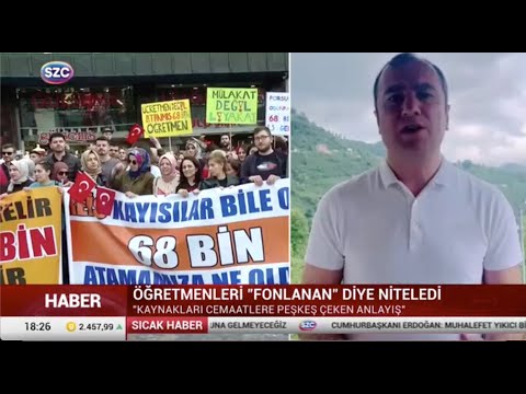 Genel Başkanımız Kadem Özbay, Milli Eğitim Bakanı Yusuf Tekin`in öğretmenler için kullandığı “Sokakta gördüğünüz 80 kişiden 1 tanesi, Milli Eğitim Bakanlığı tarafından maaşı ödenen öğretmen statüsünde. Dünyanın hiçbir tarafında bu kadar büyük bir öğr