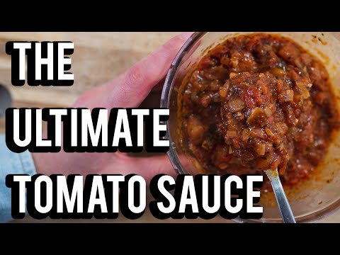 How to make the ULTIMATE tomato sauce | HOMEMADE in just 5 MINUTES | Easy and simple recipe