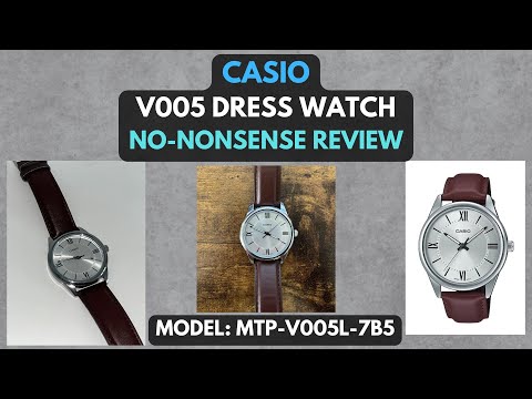 Casio V005 Dress Watch - No-Nonsense Review 2024