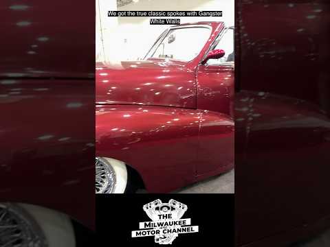 Pura Familia Car Club Member 1957 Chevy Convertible Fleetmaster  SLow and Low Car Show Chicago