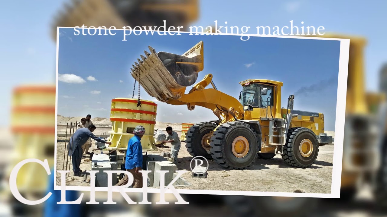 Clirik Grinding mill used for gypsum stone powder making-client sites