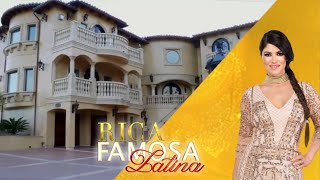 At the House of the Rich | Tour of Luzelba Mansour's House | Famous Rich Latina