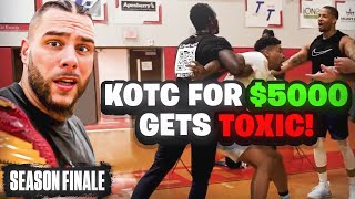 King OF The Court 1v1 For $5000 Got Toxic | THEY ALMOST FOUGHT!