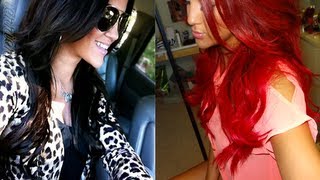 HOW TO: From Brown Hair to Rihanna Red Without Bleaching