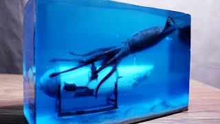 How to make Giant Squid Attack on Submersible Diorama | Ender 5 S1