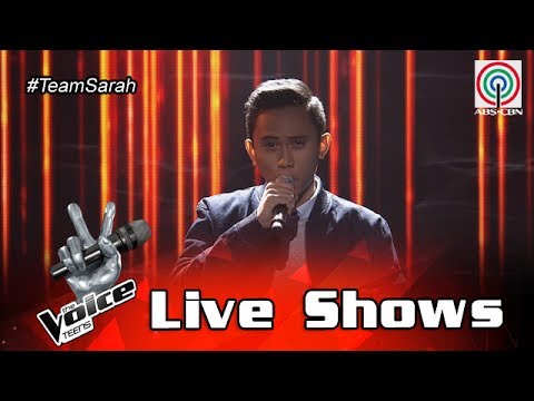The Voice Teens Philippines Live Show: Ivan Navares -  Pagbigyang Muli