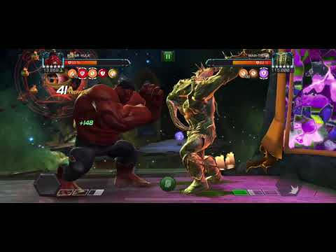 #MCOC Act 7.2.4 Man-Thing Boss solo with Red Hulk