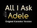All I Ask Adele Karaoke Songs With Lyrics Original Key