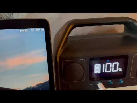 Anker 521 Portable Power Station, 256Wh Solar Generator (Solar Panel Optional) with LiFePO4 Battery