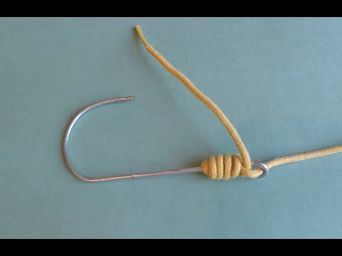 6.10 Плетеный узел Снелл - узел для привязывания крючка к любой леске