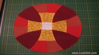 Fire Wheel *Version 2* Patchwork Template tutorial by Csoki-Folt