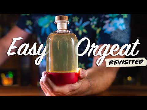 The EASIEST way to make Orgeat - revised!
