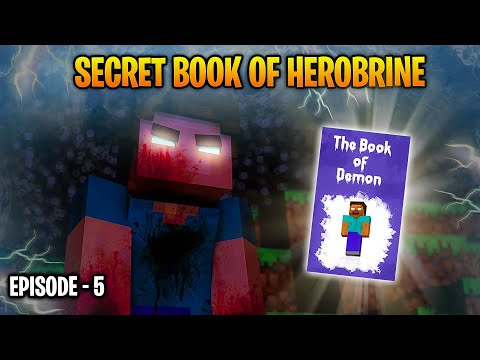 😱 OMG!! I FOUND SECRET BOOK OF HEROBRINE - MINECRAFT HEROBRINE WAR EPISODE 5