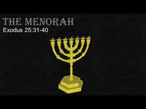 3D Tabernacle: Part 4 of 12 - The Menorah