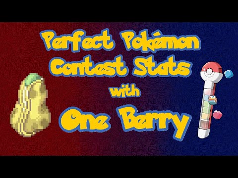 Perfect Pokémon Contest Stats with One Berry