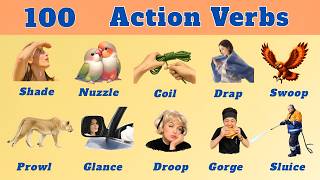 100 Action Verbs with Sentences | English Vocabulary for Daily Use | Learn English Fast