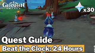 Beat the Clock: 24 Hours (Full Quest Guide & Location) - Genshin Impact