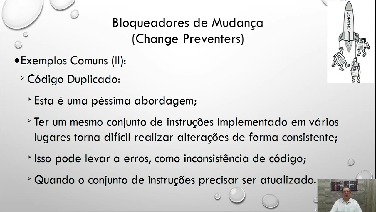 Bloqueadores de Mudança, Dispensáveis & Acopladores - Maus Cheiros de Código - Parte III