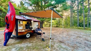 Whitewater camping trip with the mini camper in the Northwoods !