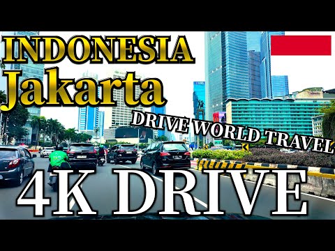 [Jakarta Drive Sightseeing Trip] to Grand Indonesia Mall & MONAS｜Indonesia Holiday 4K