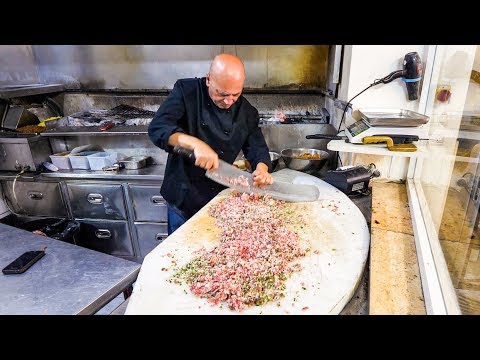 INSANE KEBABS Handmade With a Sword - Palestinian Food in Nazareth!