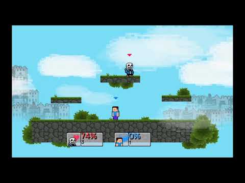 [Construct 2] Fight  Smash : Steve vs Sans