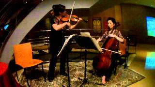 Li-Ling Wang (cello) & Machiko Ozawa (violon)
