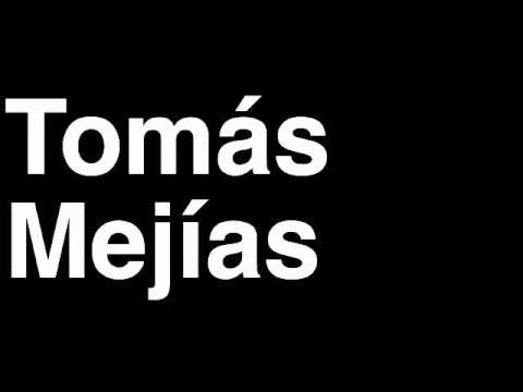 How to Pronounce Tomas Mejias Real Madrid CF Football Goal Penalty Kick Yellow Red Card Injury