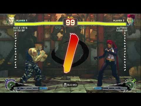 Haitani [Viper] vs ACE・EIRIN [Guile] SSF4 Japanese Online Ranked Matches - TRUE-HD