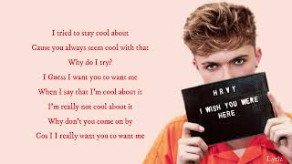 HRVY - I Wish You Were Here (lyrics)
