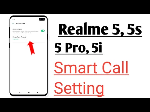 Realme 5, 5 Pro, 5s, 5i Smart Call Setting How To Use