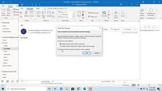 How to Recall sent email message in Outlook - Office 365