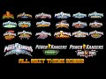 All Power Rangers 8bit Opening Theme Songs Mighty Morphin Dino Fury