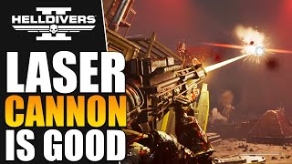 Helldivers 2 - Laser Cannon is Amazing (Helldive Solo)