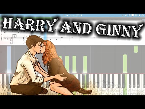 Harry and Ginny - Alexandre Desplat [Piano Tutorial | Sheets | MIDI] Synthesia