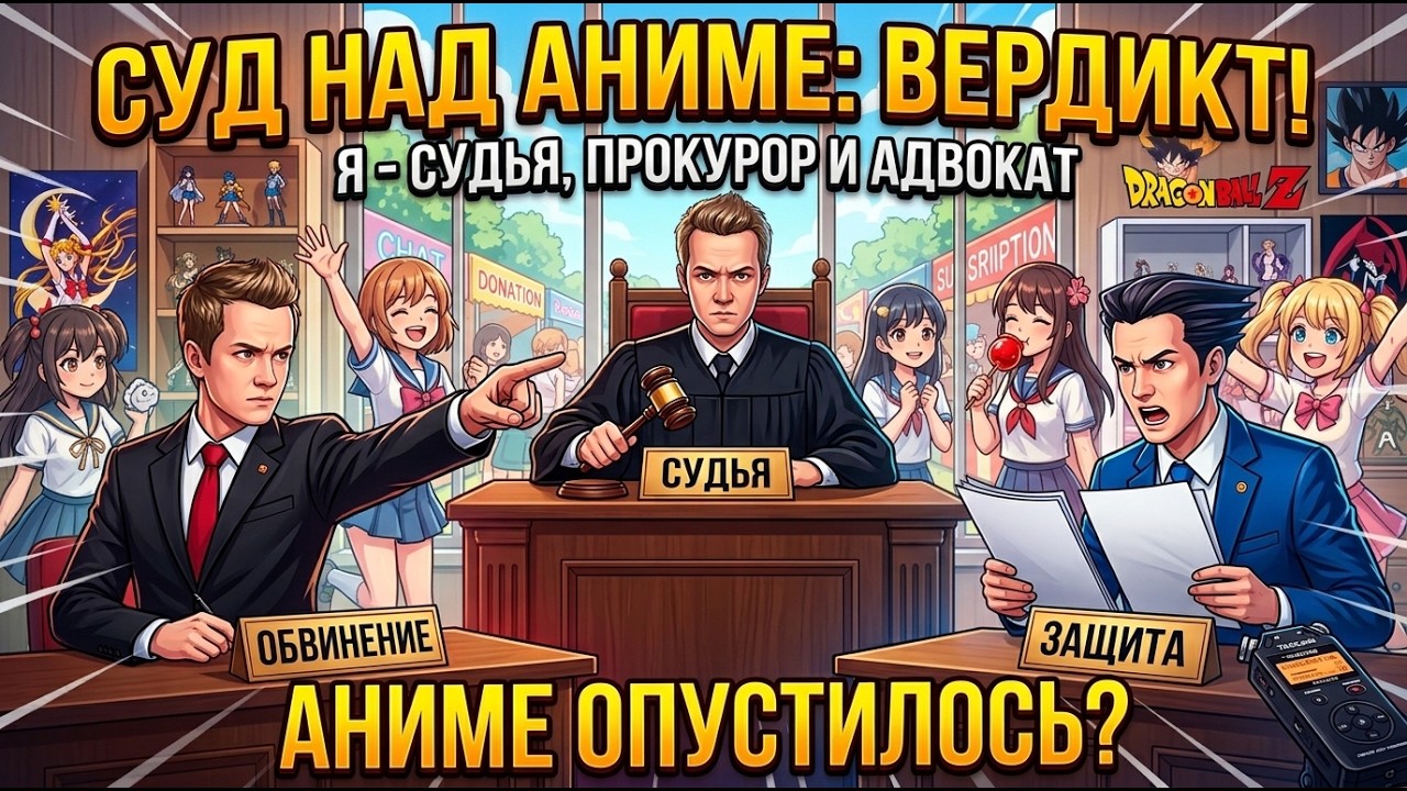 ⚖️🔥АНИМЕ-СУД! ДЕЛО №1: АНИМЕ ОПУСТИЛОСЬ или ВСЕГДА БЫЛО ТАКИМ?!