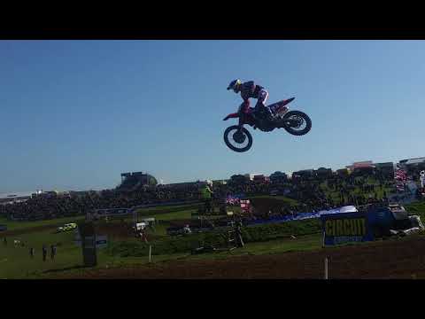 Kevin Horgmo EMX 250 At matterley Basin MXGP of Great Britain