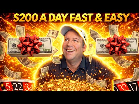 HOW TO WIN $200 PLAYING ROULETTE EVERY DAY (FAST AND EASY)