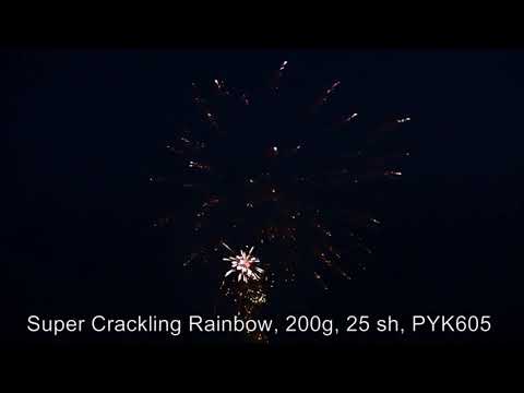 SUPER CRACKLING RAINBOW 25 SHOTS
