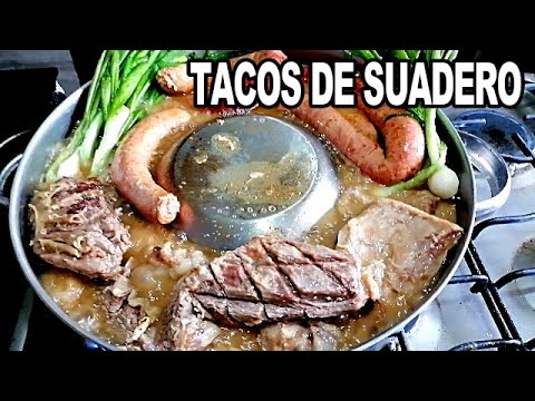 SUADERO Estilo TAQUERIA// El Secreto para Hacer DELICIOSOS Tacos de Suadero!!Crisenlacocina