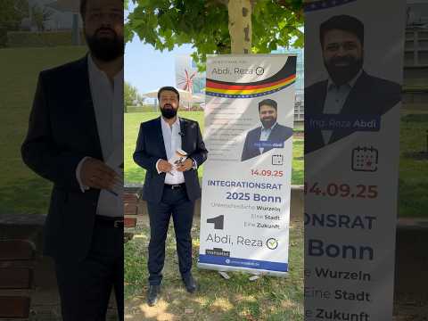 Abdi, Reza – Meeting with Mayor Katja Dörner – Bonn Integration Council 2025
